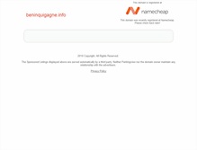 Tablet Screenshot of beninquigagne.info